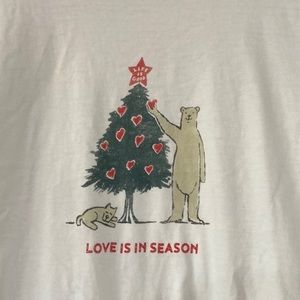 Life is Good‎ Love is in Season Crusher white T-shirt M